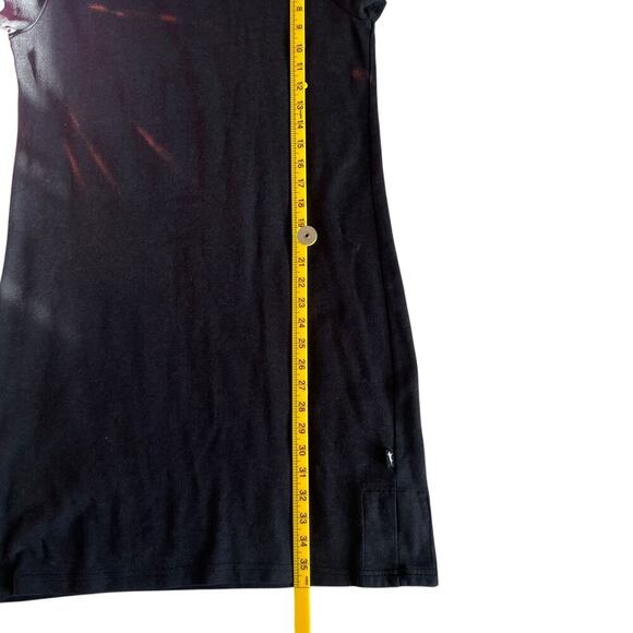 Horny Toad Women’s Lyocell Cotton Short Sleeve Shirt Dress Black Size Large - Picture 10 of 10